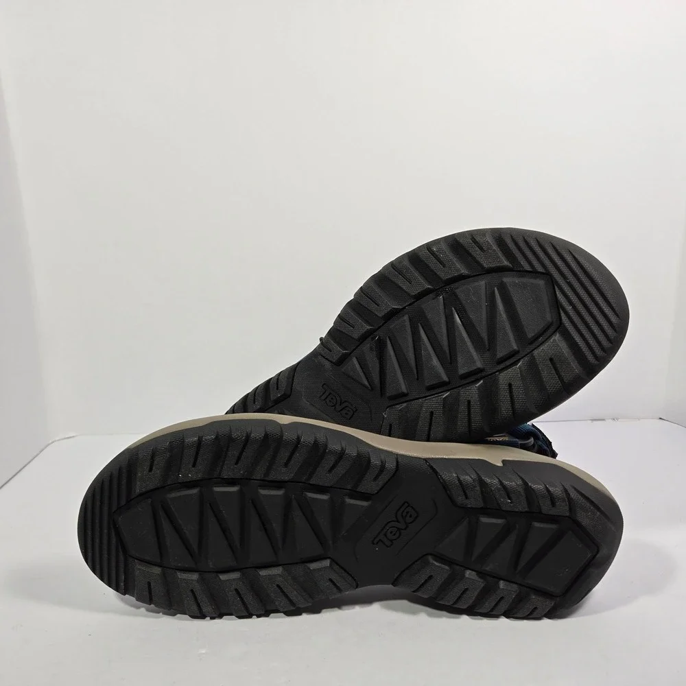 Mens 13 Teva Terra Fi 5 Universal Blue Grey Hiking Sport Sandals 1103272